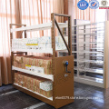 400kg Loading Supermarket Mobile Metal Warehouse Racking Shelves